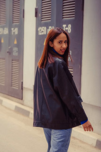 Camiseta Oversized Preta Estampada